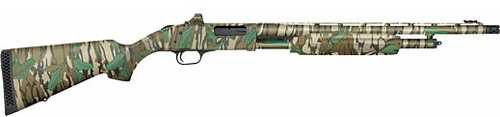 <span style="font-weight:bolder; ">Mossberg</span> 500 Turkey Pump Action Shotgun 20 Gauge 3" Chamber 20" Barrel 5 Round Capacity Holosun 407K Red Dot Included Synthetic Stock Mossy Oak Greenleaf Camouflage Finish