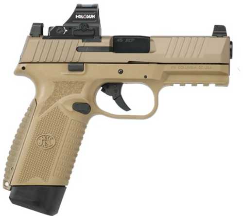 FN America 545 MRD w/Optic Semi-Automatic Pistol 45 ACP 4.1" Barrel (2)-10Rd Magazines Optic Cut/Serrated Slide Flat Dark Earth Polymer Finish