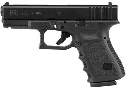 Glock 23C Gen 4 Semi-Automatic Pistol 40 S&W 4.02" Barrel (3)-13Rd Magazines Fixed Sights Black Polymer Finish