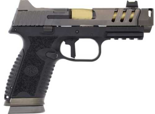 FN America 509 CC Edge XL Semi-Automatic Pistol 9mm Luger 4.2" Barrel (3)-17Rd Magazines Gray Slide Black Polymer Finish