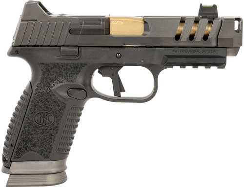 FN America 509 CC Edge XL Semi-Automatic Pistol 9mm Luger 4.2" Barrel (1)-10Rd MagazineOptics Ready Steel CC Edge Gray Slide Black Polymer Finish