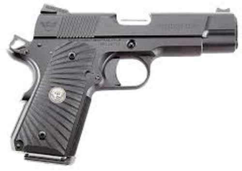 Wilson Combat 1911 Ultralight Commander Semi-Automatic Pistol 45 ACP 4.25" Barrel (1)-8Rd & (1)-7Rd Magazines G10 Grips Black Armor Tuff Finish