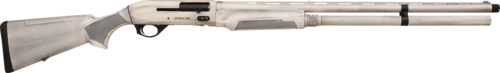 GForce Arms GForce One Semi-Automatic Shotgun 12 Gauge 3" Chamber 28" Barrel 3 Round Capacity Synthetic Stock White Cerakote Finish