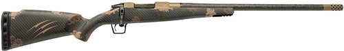 Fierce Firearms Carbon Rogue Bolt Action Rifle 22 Creedmoor 22" Barrel 3 Round Capacity Sonora Ambush Camouflage Carbon Fiber Stock Smoked Bronze Cerakote Finish