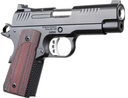 Ed Brown Products EVO-CCO9 Semi-Automatic Pistol 9mm Luger 4" Barrel (2)-9Rd Magazines Wood Grips Black Finish