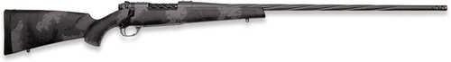 Click to see larger image. Weatherby Mark V Live Wild Bolt Action Rifle 6.5-300 Weatherby Magnum 26" Barrel 3 Round Capacity Black w / Gray Sponge Pattern Accents Synthetic Stock Carbon Gray Cerakote Finish