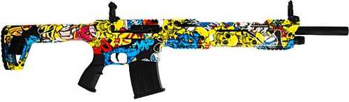Tokarev TAR 12 Semi-Automatic Shotgun 12 Gauge 3" Chamber 18.5" Barrel (1)-5Rd Magazine Flip-up Sights Urban Camouflage Finish