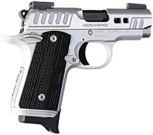 Kimber Mirco 9 Rapide Frost Pistol 9mm 3.1" Barrel 7 Rd Mag Silver KimPro II Model: 3300237