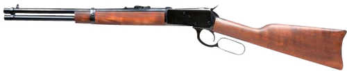 Rossi R92 45 Colt Rifle with 8+1 Capacity 16.5" Barrel Triple Black Cerakote Metal Finish & Brazilian Hardwood Stock