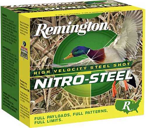 Remington Hi Velocity Steel Shot 20 Gauge 3 in #4 Steel Shot 1 Oz 25 Rounds Model: 20769