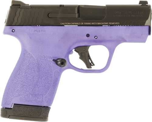 Smith & Wesson Shield Plus M&P9 Micro-Compact Semi-Automatic Pistol 9mm Luger 3.1" Barrel (1)-10Rd & (1)-13Rd Magazines Black Slide Purple Polymer Finish