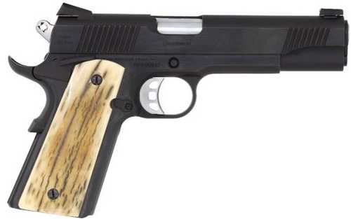 Tyler Gunworks 1911 Semi-Automatic Pistol 45 ACP 5" Barrel (1)-8Rd Magazine Adjustable Sights Mammoth Ivory Grips Blued Finish