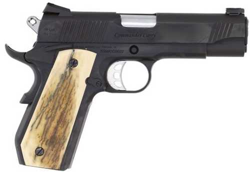 Tyler Gunworks 1911 Semi-Automatic Pistol 45 ACP 4.25" Barrel (1)-8Rd Magazine Adjustable Sights Mammoth Ivory Grips Blued Finish