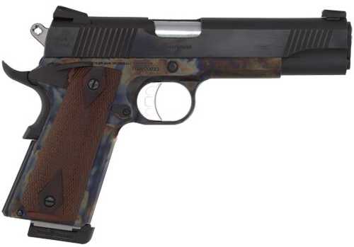 Tyler Gunworks 1911 Semi-Automatic Pistol 45 ACP 5" Barrel (1)-8Rd Magazine Adjustable Sights Walnut Grips Blued Slide Case Colored/Hardened Finish