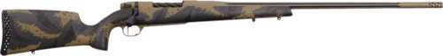 Weatherby Mark V Apex Bolt Action Rifle 7mm PRC 26" Barrel 3 Round Capacity Drilled & Tapped Peak 44 Carbon Fiber Stock Flat Dark Earth Finish