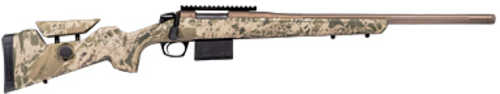 CVA Cascade Varmint Hunter Bolt Action Rifle 204 Ruger 20" Threaded Barrel (1)-5Rd Magazine Realtree Hillside Camouflage Stock Smoked Bronze Cerakote Finish