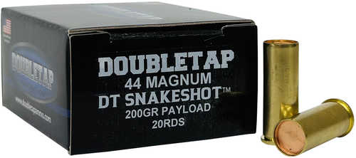 DoubleTap Ammunition 44MSS2 Snake Shot 44 Mag 20 Per Box/ 50 Case