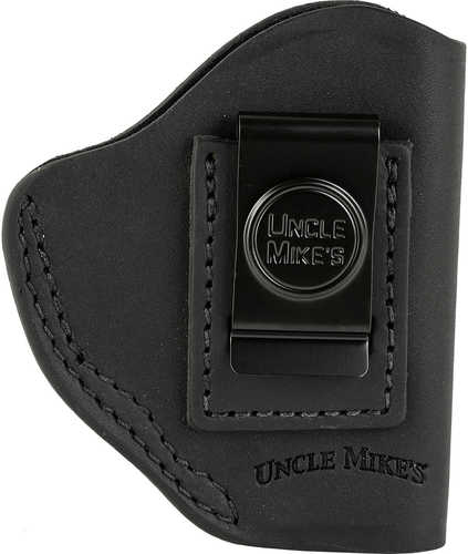 <span style="font-weight:bolder; ">Uncle</span> Mike's IWB Holster Fits Small Frame Revolvers Ambi Black