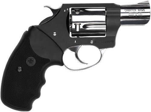 Charter Arms Undercover Lite Revolver 38 Special 2" High Polished Barrel 5 Round Capacity Rubber Grips Black And Stainless Steel Finish