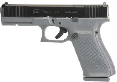 Glock G20 G5 MOS Pistol 10mm 4.61" Barrel 10Rd Gray And Black Finish