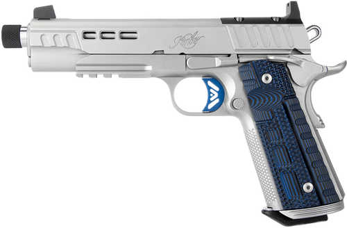 Kimber Rapide Ice Pistol 9mm 5" Barrel Silver and Blue-img-0