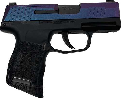 Sig Sauer P365 9mm Luger Pistol  3.1" Barre Optic Ready Mongoose Purple Finish 10Rd Magazine