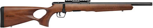 Savage B22 Rifle 22 Long Rifle 18" Barrel Wood Stock 10 Rd Black Finish