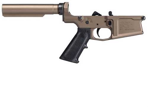 Aero Precision M5 Carbine Complete<span style="font-weight:bolder; "> 308</span> Lower Receiver No Stock Kodiak Brown Anodized
