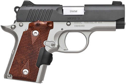Kimber Micro Two-Tone <span style="font-weight:bolder; ">Pistol</span> 380 ACP 2.75" Barrel Two Tone 7 Rd. w/ Laser Grip Model: 3300215