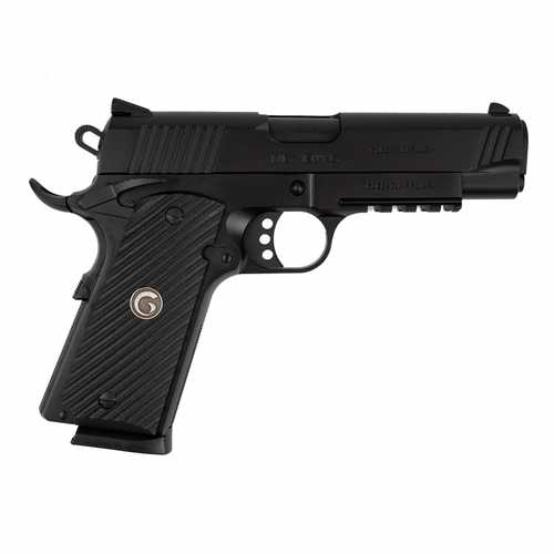 Girsan MC1911 C, Influencer, Semi-automatic, 1911, Officer, 10MM, 4.4", Black, Composite, 9 Rds, 1 Mag, Optics Ready, Ambidextrous, 3 Dot, Steel, BLEM (Scratches on Side) 391045