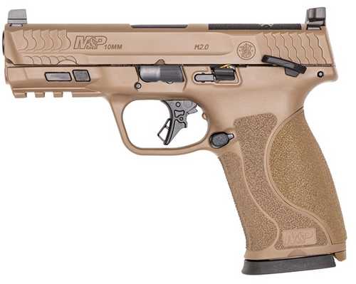 Smith & Wesson M&P10mm M2.0 Pistol 10mm 4" Barrel 15Rd Flat Dark Earth Finish