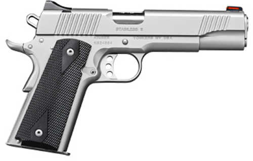 Kimber Stainless II Cali <span style="font-weight:bolder; ">Pistol</span> 45 ACP 5" Barrel 8Rd Silver Finish