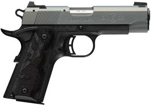 Browning 1911-22 Black Label Pistol 22 Long Rifle 3.625" Barrel 10Rd Black