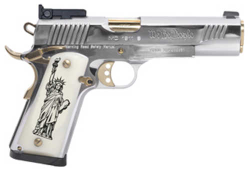 Girsan MC1911S American Liberador Pistol 9mm Luger 5" Barrel 10Rd Silver Finish