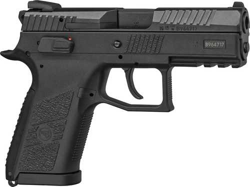 CZ P-07 Compact 9mm Luger 3.8" Barrel 10 Round Stippled Grips Black Semi Automatic Pistol 01086