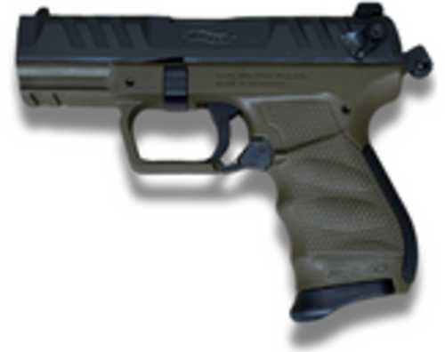 Click to see larger image. Walther Arms PD380 Pistol 380 ACP 3.7" Barrel 9Rd Green And Black Finish