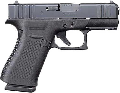 Glock G43X Pistol 9mm Luger 3.41" Barrel 10Rd Black Finish
