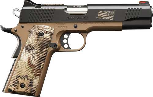 Kimber Hero Custom II Pistol 45 ACP 5" Barrel 7Rd Black Slide Desert Tan Finish