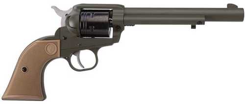 <span style="font-weight:bolder; ">Ruger</span> Wrangler Revolver 22 Long Rifle 6.5" Barrel 6Rd OD Green Finish