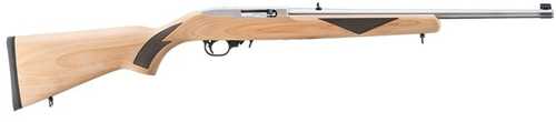 <span style="font-weight:bolder; ">Ruger</span> 10/22 Sporter Rifle 22 Long Rifle 18.5" Barrel 10Rd Silver Finish