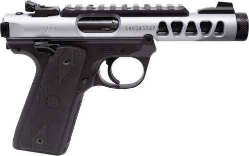 Ruger Mark IV Pistol 22 Long Rifle 4.4" Barrel 10Rd Black & Gray Finish