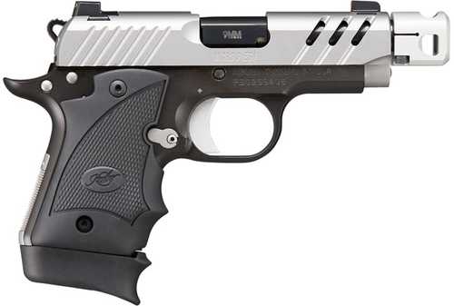 <span style="font-weight:bolder; ">Kimber</span> Micro 9 Pistol 9mm Luger 3.15" Barrel 7Rd Black And Silver Finish