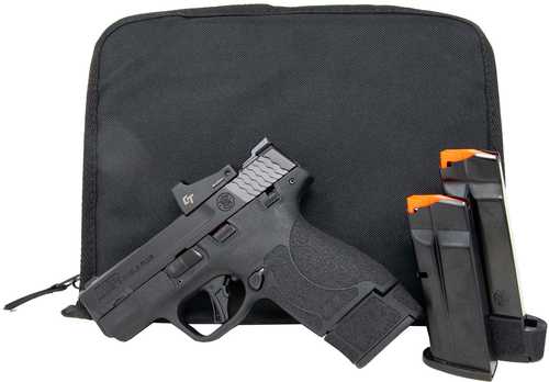Click to see larger image. Smith & Wesson M&P Shield Plus OR CTC Bundle Pistol 9mm Luger 3.1" Barrel 15Rd Black Finish