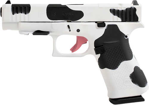 Glock G43X Pistol 9mm Luger 3.41" Barrel 10Rd Cow Print Finish