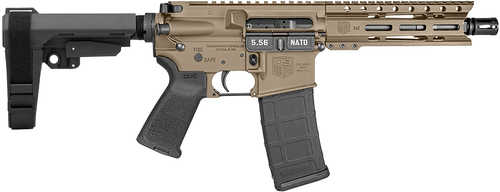 Diamondback DB15 Pistol 5.56 NATO 30 Round 7" Flat Dark Earth