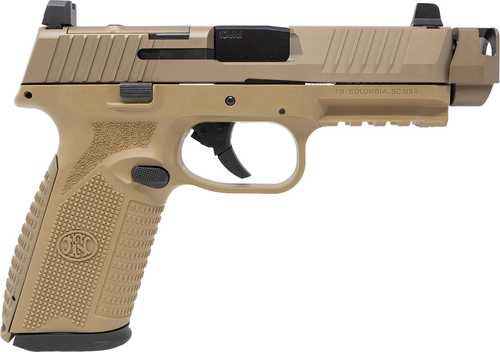 FN America 510 MRD Compensated Pistol 10mm 4.1" Barrel 15Rd Flat Dark Earth Finish