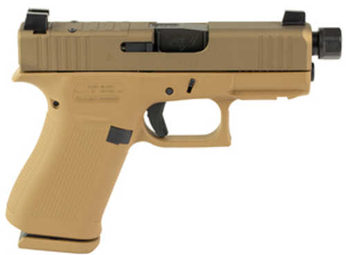 Glock 43X Debo Pistol 9mm Luger 3.41" Barrel 10Rd Flat Dark Earth Finish