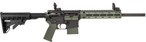 Tippmann Arms M4-22 LTE Accent Rifle 22 Long Rifle 16" Barrel 10Rd Black With Olive Drab Green Finish