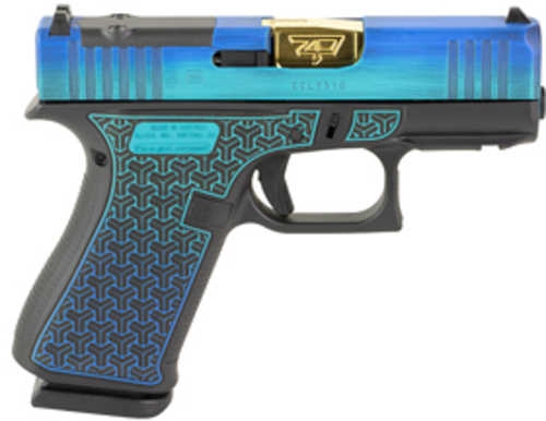 Glock 43X M.O.S Pistol 9mm Luger 3.41" Barrel 10Rd Custom Galactic June Bug Finish