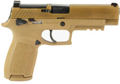 Sig Sauer P320F M17 Pistol 9mm Luger 4.7" Barrel 10Rd Coyote Tan PVD Finish